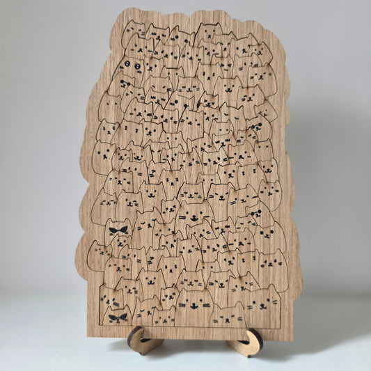 Puzzle 100 cats