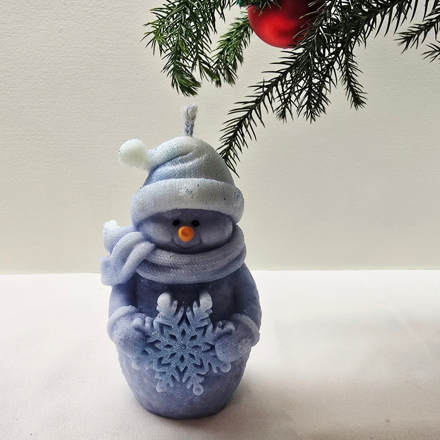 Snowman Candle