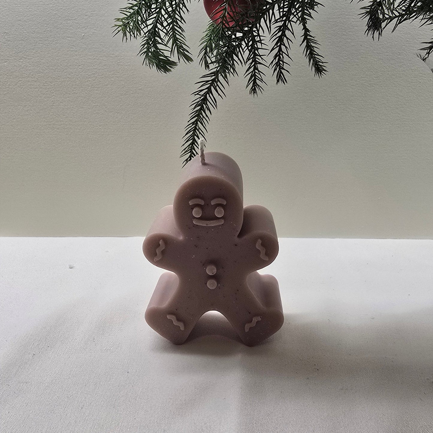 Gingerbread Man Candle