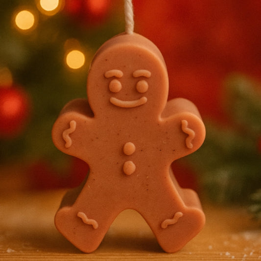Gingerbread Man Candle